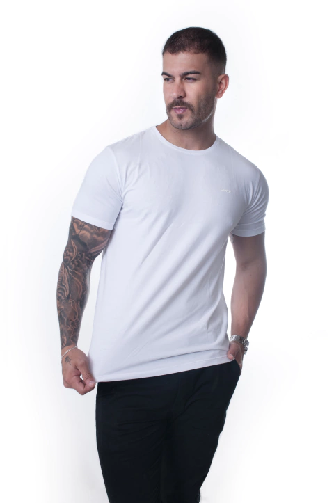 Camiseta Timeless Algodão Egípcio Branca