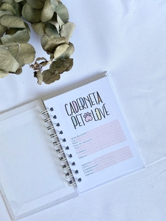 Caderneta Pet - Com foto na internet