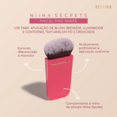 Pincel Multifuncional Pink Shape Niina Secrets - comprar online