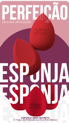 Esponja De Maquiagem Facial Niina Secrets na internet
