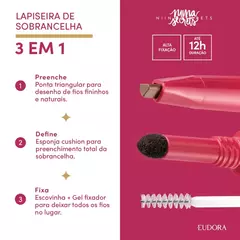 Eudora Niina Secrets 3 em 1 Clara - Lapiseira para Sobrancelha 1,1g - comprar online