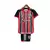 Kit Infantil São Paulo II 23/24 - Adidas - Preto+Vermelho+Branco