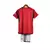 Kit Infantil Manchester United I 23/24 - Adidas - Vermelho - ML Sports