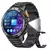  relógio inteligente masculino com lanterna esportes à prova dwaterproof água rastreador de fitness bluetooth chamada smartwatch homem + caixa