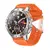  relógio inteligente masculino com lanterna esportes à prova dwaterproof água rastreador de fitness bluetooth chamada smartwatch homem + caixa