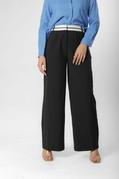 PANTALON DE LINO COMBINADO - MAEMMA