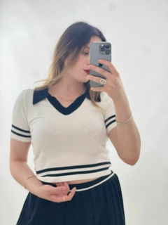 blusa tipo polo