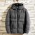 Moda parkas masculino casaco de inverno grosso dos homens jaqueta casual chapéu na internet