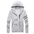 Blusão de capuz fino masculino, jaqueta de proteção solar, outwear esportivo, - comprar online