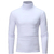 Moda masculina casual fino ajuste básico gola alta gola gola alta pulôver masc - comprar online
