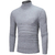 Moda masculina casual fino ajuste básico gola alta gola gola alta pulôver masc - comprar online