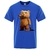 Camiseta estampada para homens, mangas curtas casuais, camiseta grande solta, to - loja online