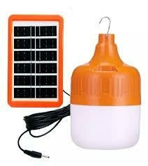 Foco LED con panel solar