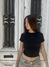 REMERA MUJER 4L - NEGRA - Fourls