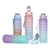 Kit 3 Garrafas Galão D Água Squezze Motivacional Adesivos 3d - comprar online
