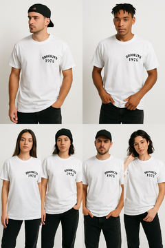 Imagem do Camisa Oversized Streetwear Branca – 100% Algodão – Tecido Fio 30.1