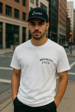 Camisa Oversized Streetwear Branca – 100% Algodão – Tecido Fio 30.1 - Evons Lift