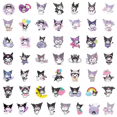 Pegatinas Kawaii Kuromi 10/30/50 Uds | Stickers Impermeables para Niños | Papelería, DIY, Libretas, Decoración y Más en internet