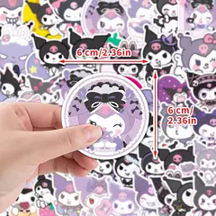 Pegatinas Kawaii Kuromi 10/30/50 Uds | Stickers Impermeables para Niños | Papelería, DIY, Libretas, Decoración y Más - tienda en línea