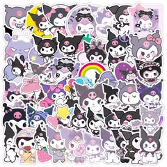 Pegatinas Kawaii Kuromi 10/30/50 Uds | Stickers Impermeables para Niños | Papelería, DIY, Libretas, Decoración y Más - comprar en línea