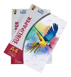 Papel Sublimático A4 - Live
