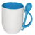 Caneca Interior e Alça Com Colher Base Curva 325ml Colorida para Sublimação