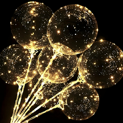 Pack 50 Globos Luminosos con Palito de 40cm - comprar online