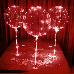 Pack 20 Globos LED Palito de 40cm Y Base de Mesa en internet