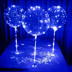 Pack 15 Globos LED Palito de 40cm Y Base de Mesa - comprar online