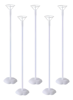 Pack 100 Globos LED Palito de 70cm Y Base de Mesa