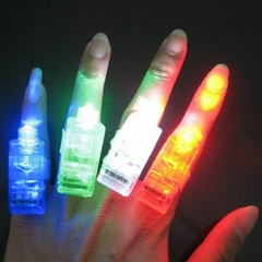 Anillos Dedos Laser Led Luminoso x12