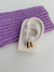 Dupla argolas quadradinhas dourado - comprar online