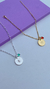 Pulseira personalizada medalha (corrente cadeadinho)