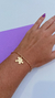 Pulseira personalizada quebra-cabeça (corrente cadeadinho) na internet