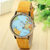 Mini World-Relógio Quartz Masculino e Feminino - Mapa, Avião, Viagem ao Mundo!!!!!!!! - comprar online