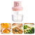 Mini Processador De Alimentos Elétrico 250ml Triturador Recarregável!!!!!!!