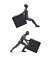 ESCULTURA / PORTA LIVROS MEN AT WORK EM RESINA