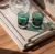 JOGO DE 6 COPOS PARA WISKY EM VIDRO VERDE - comprar online