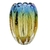 VASO MURANO AZUL COM AMBAR