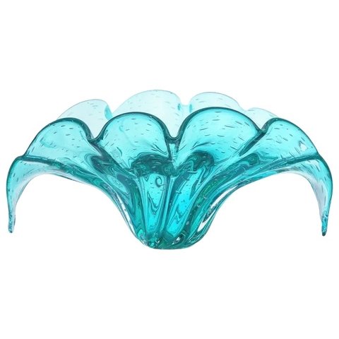 CENTRO DE MESA EM MURANO AQUAMARINE