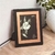PORTA RETRATO PRETO E DOURADO BORDA LARGA - comprar online