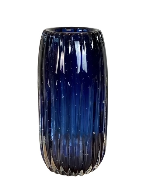 VASO EM MURANO VALDES NIGHTLY BLUE