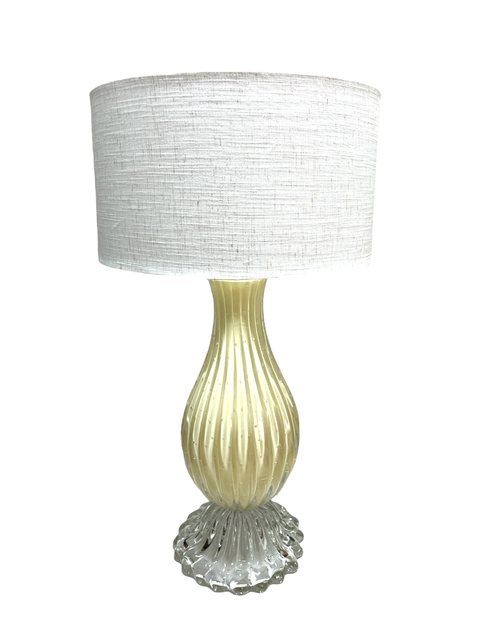 ABAJOUR EM MURANO PÉROLA