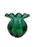 VASO MURANO TROUXINHA VERDE FOLHA PLISSE