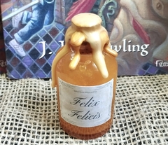 Poção Felix Felicis miniatura decorativa colecionável Harry Potter - A.R.O. Itens Mágicos