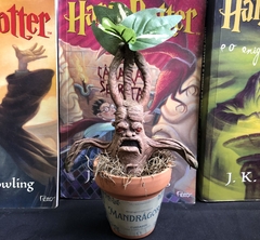 Imagem do Mandrágora decorativa artesanal Harry Potter