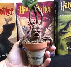 Mandrágora decorativa artesanal Harry Potter