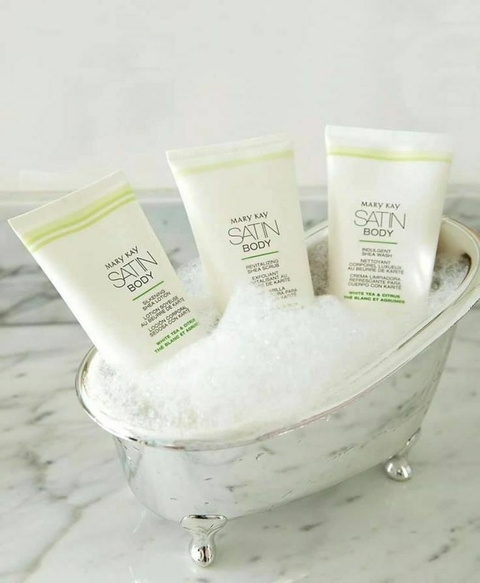 Kit Satin Body Karité Essência de Chá Branco & Citrus - comprar online