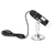 Câmera de verificação digital usb 1600x, endoscópio com 8 leds e suporte par