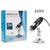 Câmera de verificação digital usb 1600x, endoscópio com 8 leds e suporte par - loja online